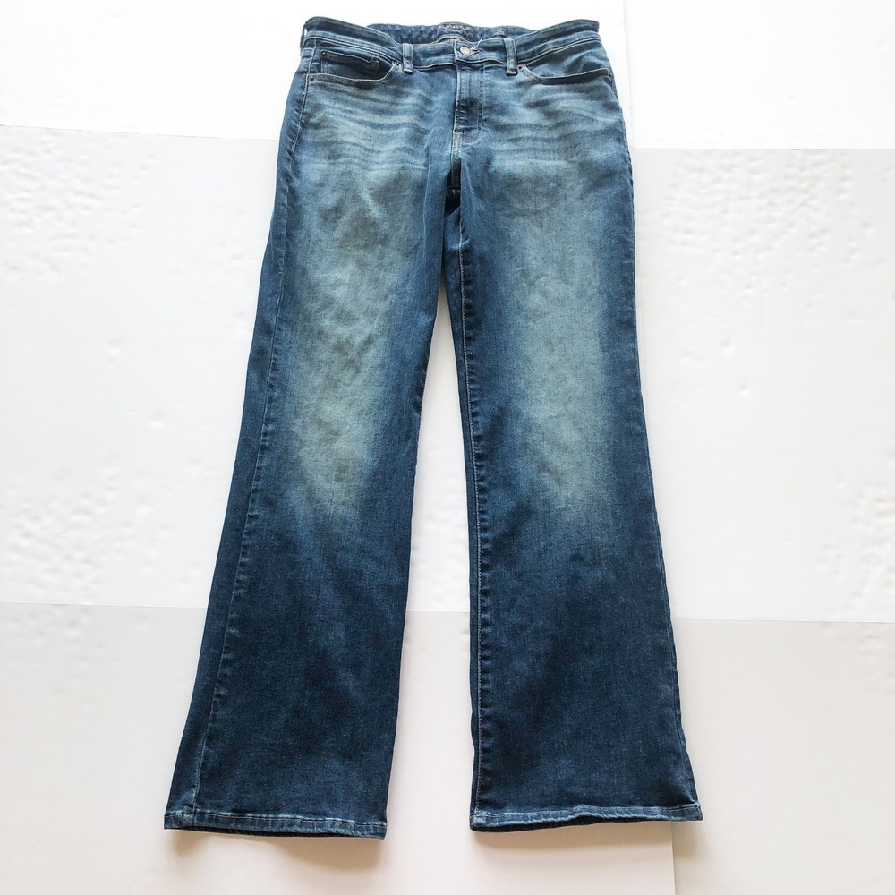Lucky Brand Jeans Womens 12 Sweet Boot Medium Wash Bootcut Blue Denim Western - Picture 3 of 12
